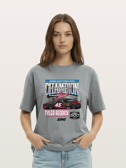 Tyler Reddick Daytona 500 Champion Print Gildan T-shirt