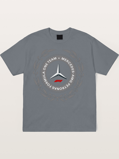 Silver Arrows One Team Logo Cotton T-shirt