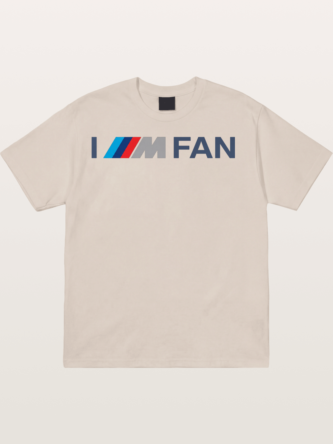 BMW M Fan Stripes Text Print Cotton T-shirt