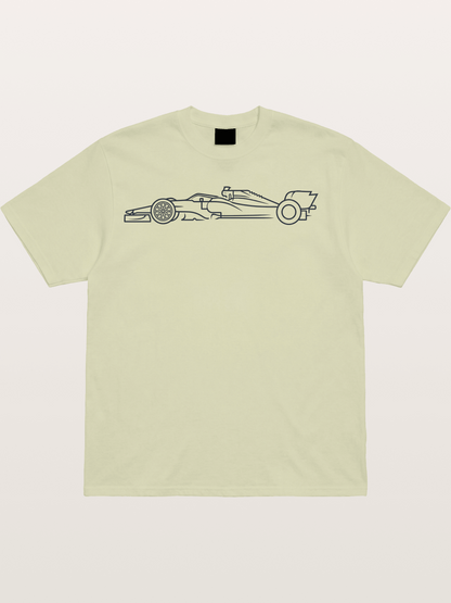 Race Outline Cotton T-shirt