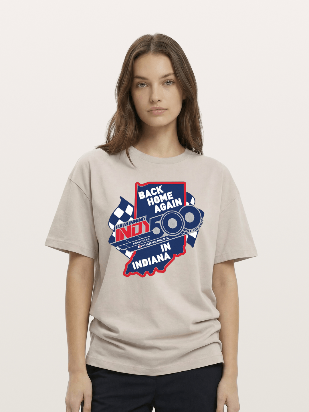Indy Back Home Cotton T-shirt