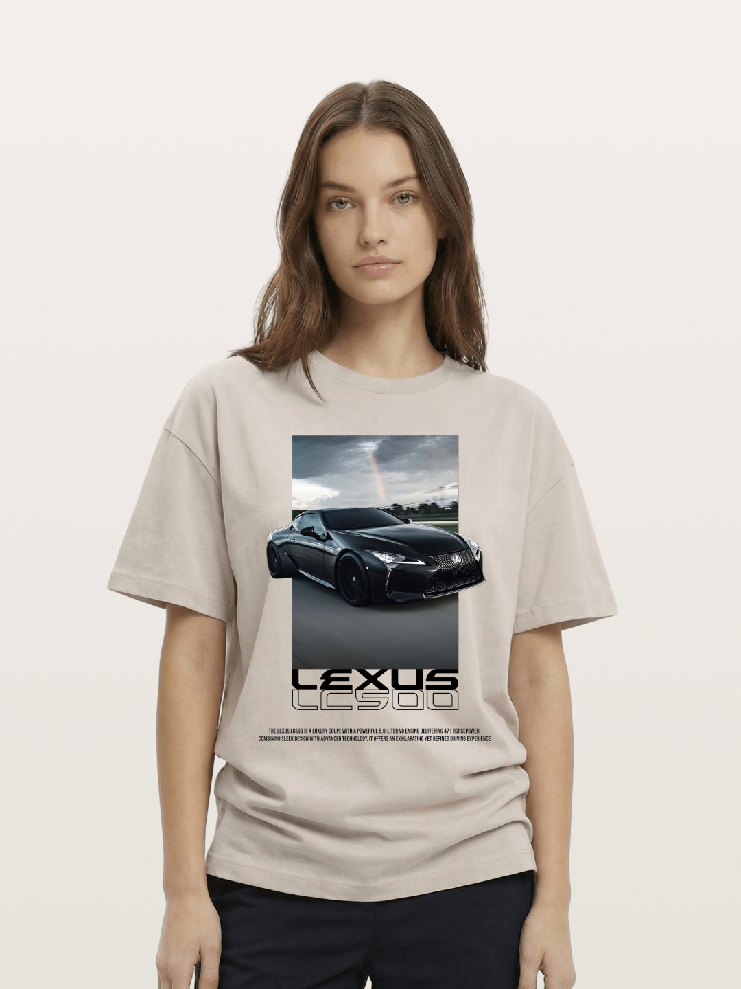 Lexus LC500 Sports Car Poster Cotton T-shirt
