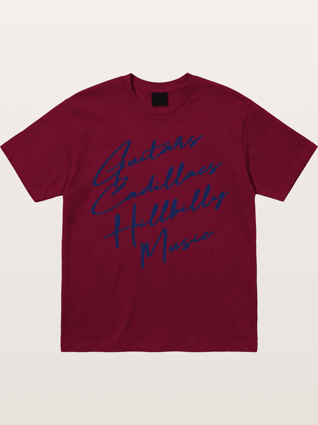 Guitars & Cadillacs Music Print Gildan T-shirt