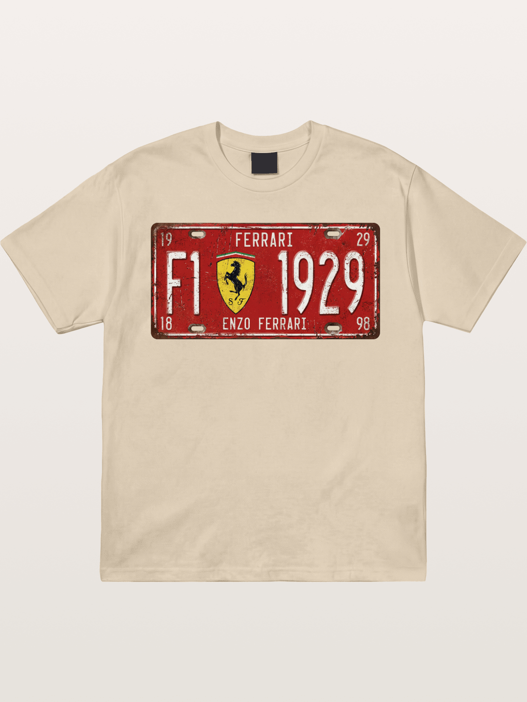 license plate Gildan T-shirt