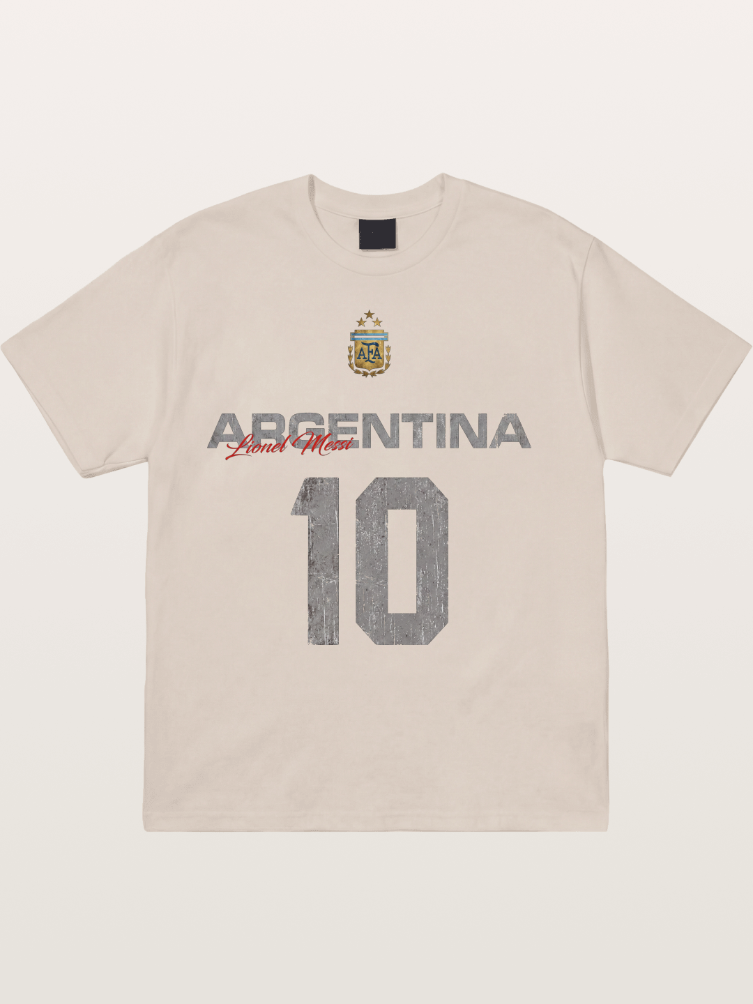 Argentina Messi 10 Retro Cotton T-shirt