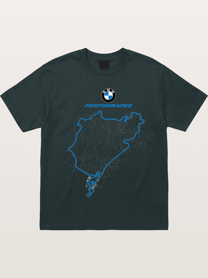 Brazil BMW Performance Track Gildan T-shirt