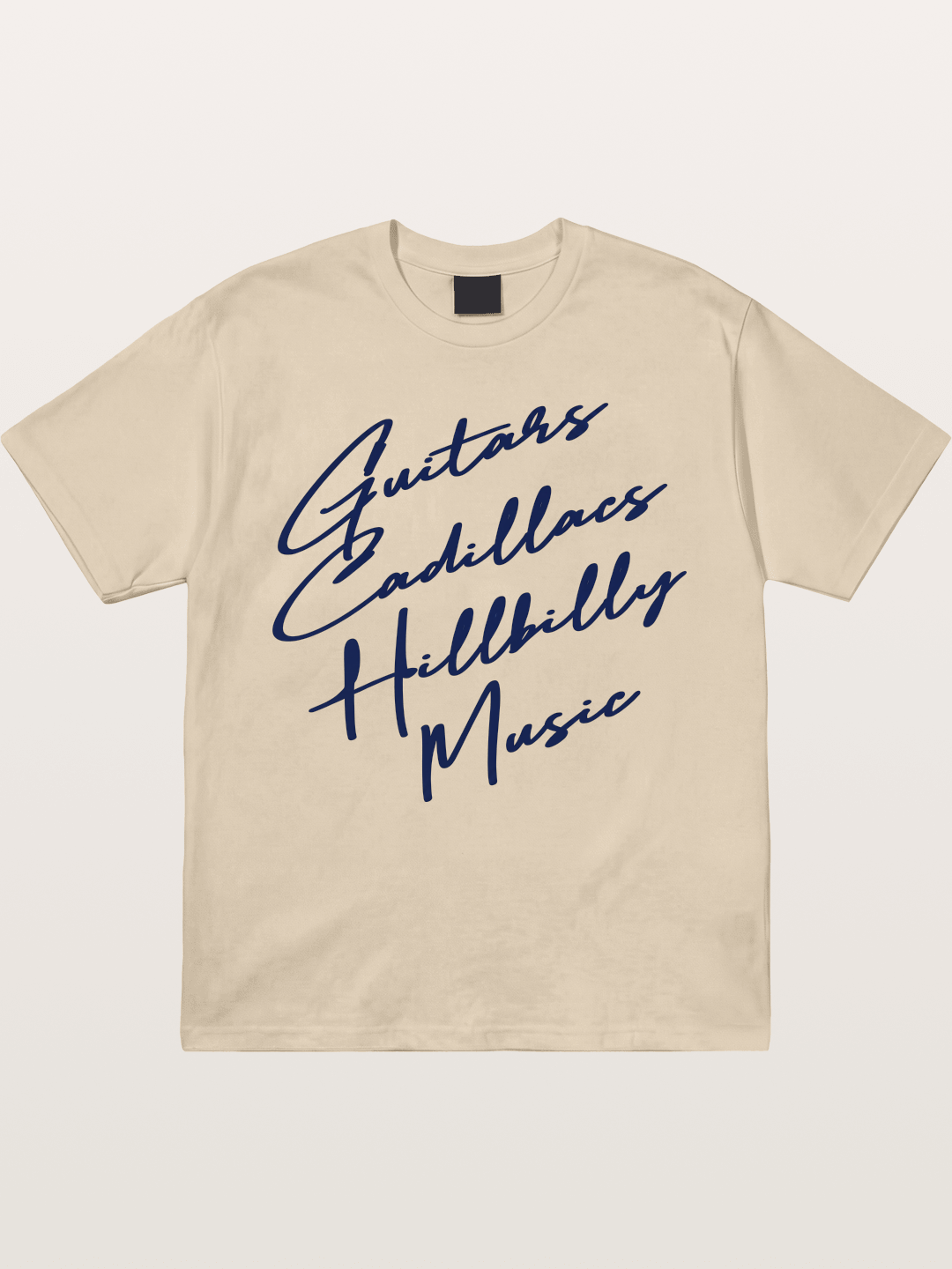 Guitars & Cadillacs Music Print Gildan T-shirt