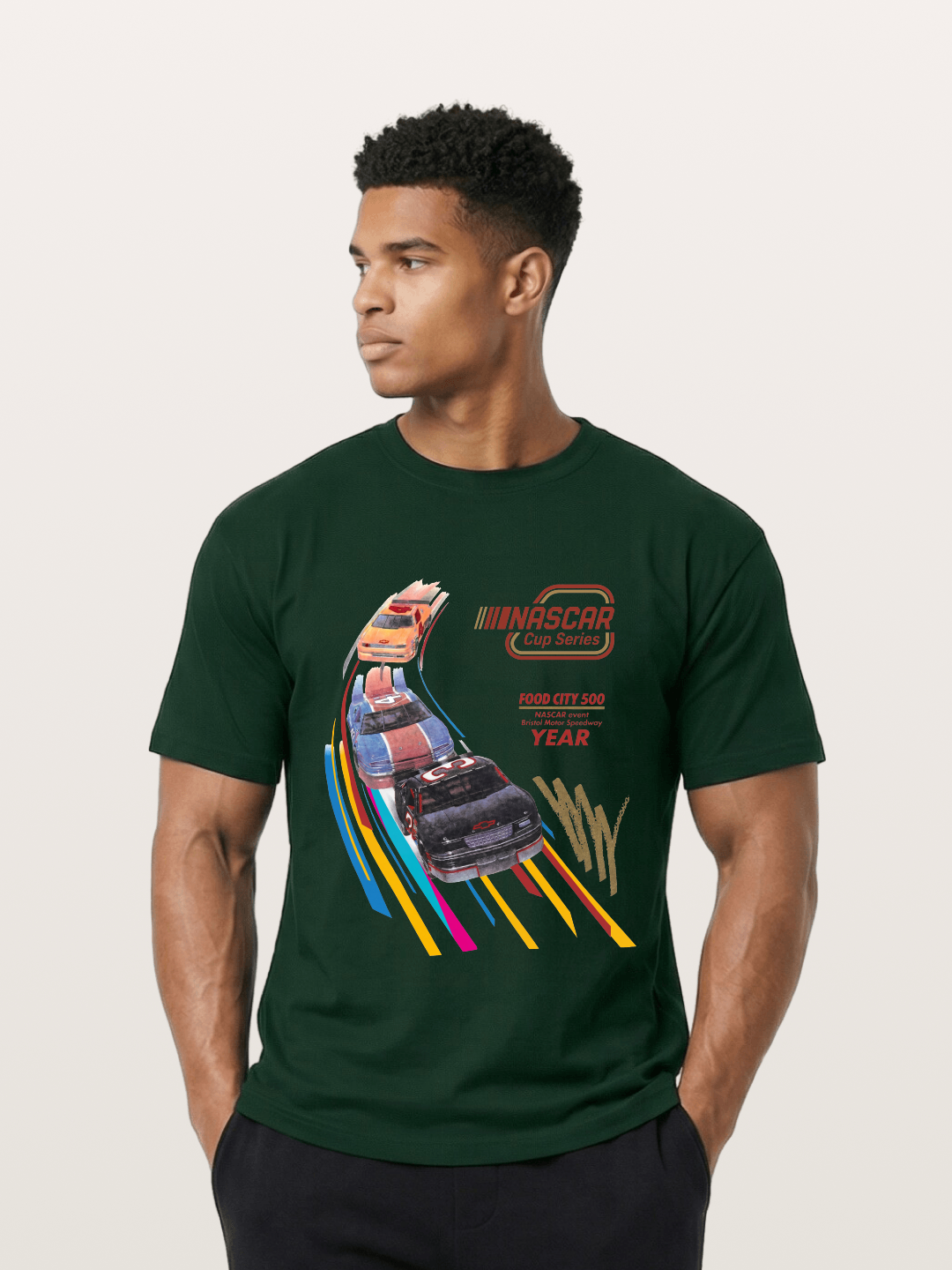 Vintage NASCAR Race Graphic Gildan T-shirt