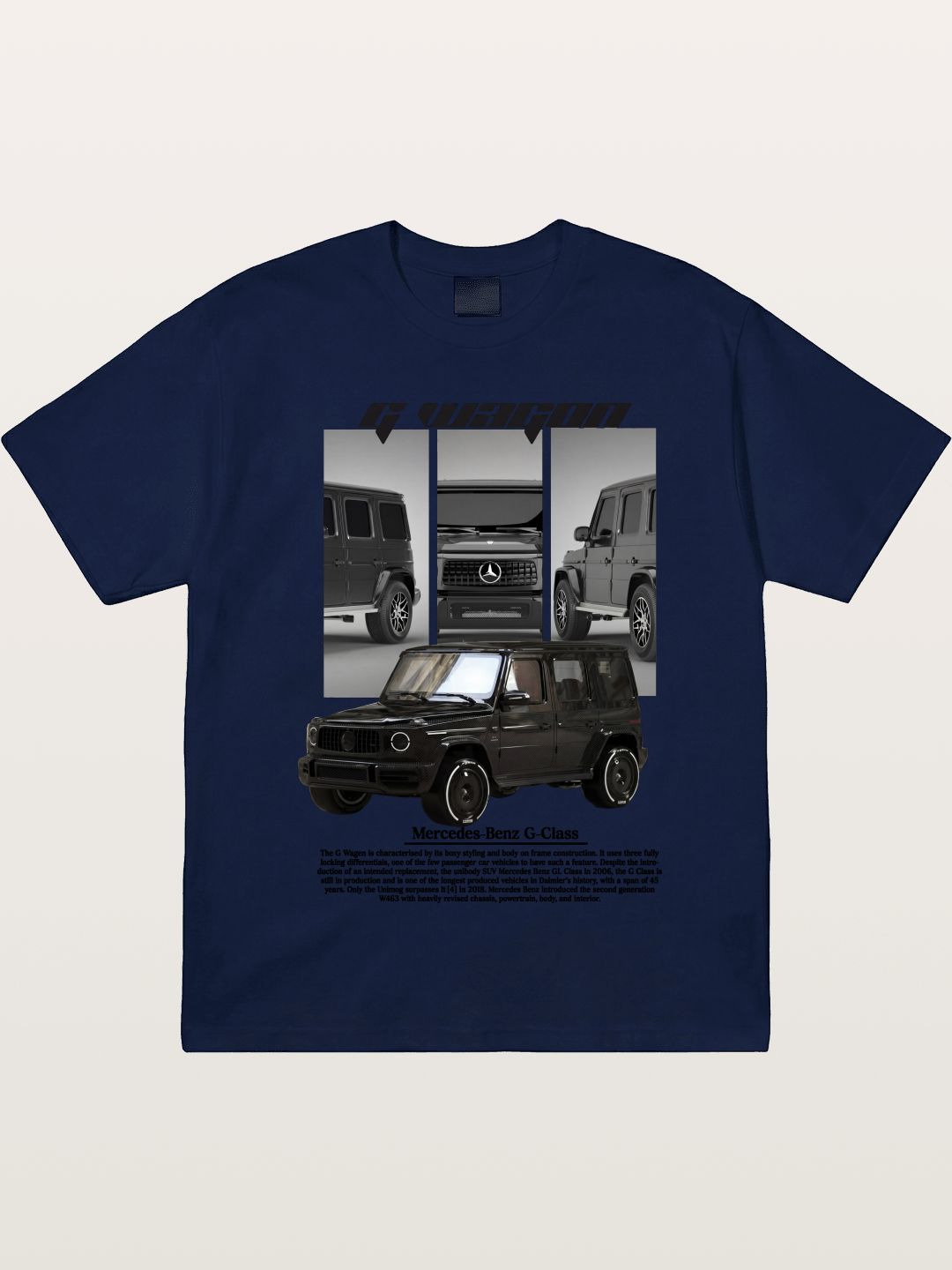 Mercedes G-Wagon Multi Angle View Gildan T-shirt