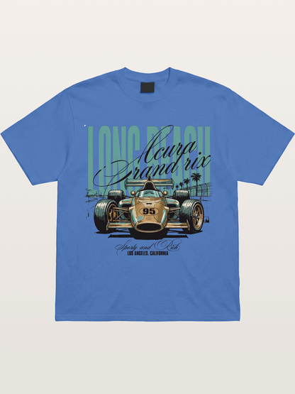 Vintage Long Beach Open Wheel Car Gildan T-shirt