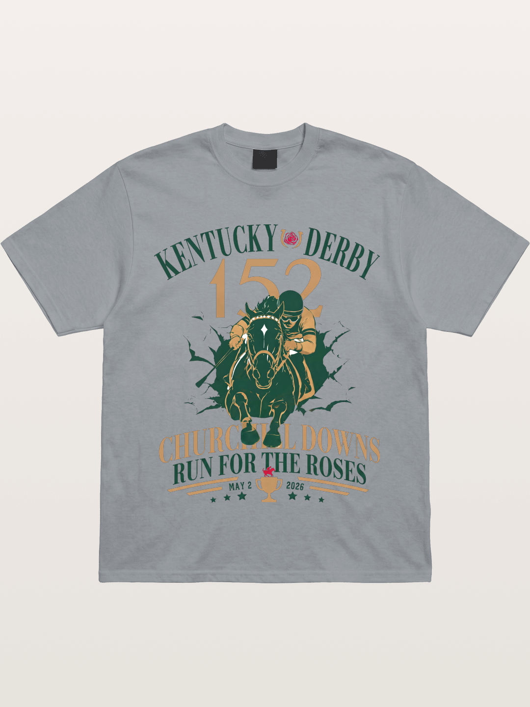 152nd Kentucky Derby Vintage Print Gildan T-shirt