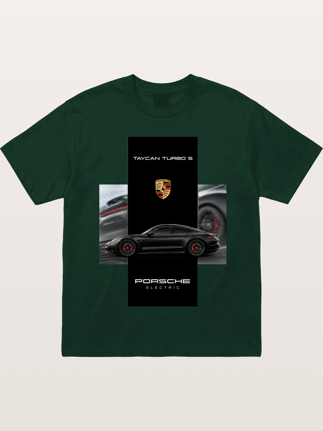 Porsche Taycan Turbo S Electric Gildan T-shirt