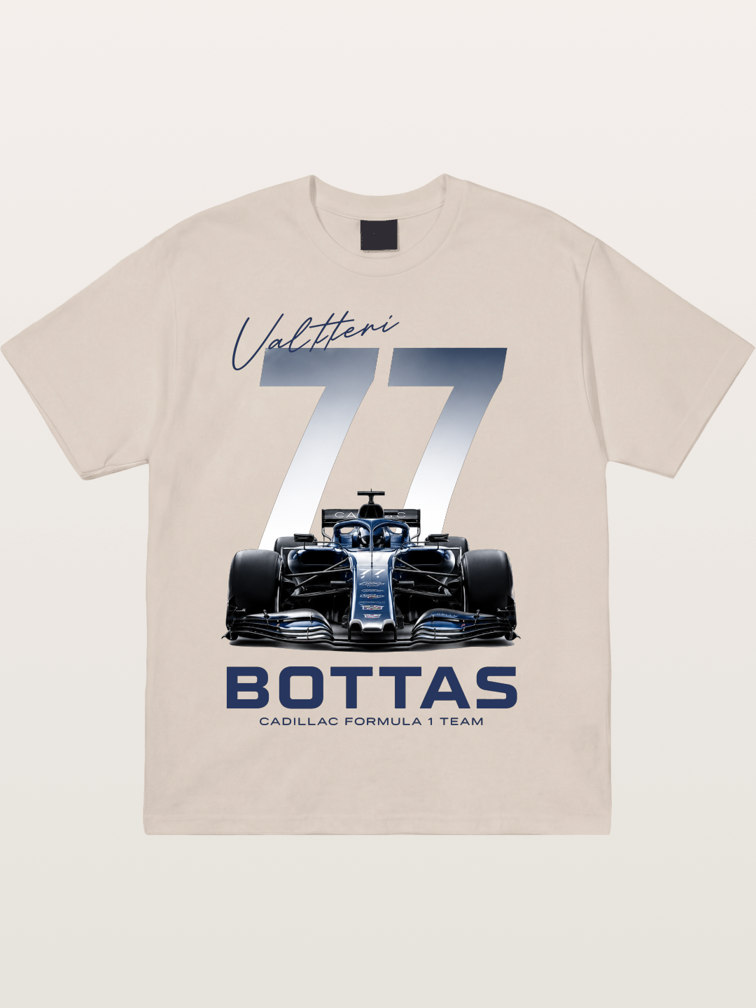 Valtteri Bottas Cadillac F1 77 Cotton T-shirt