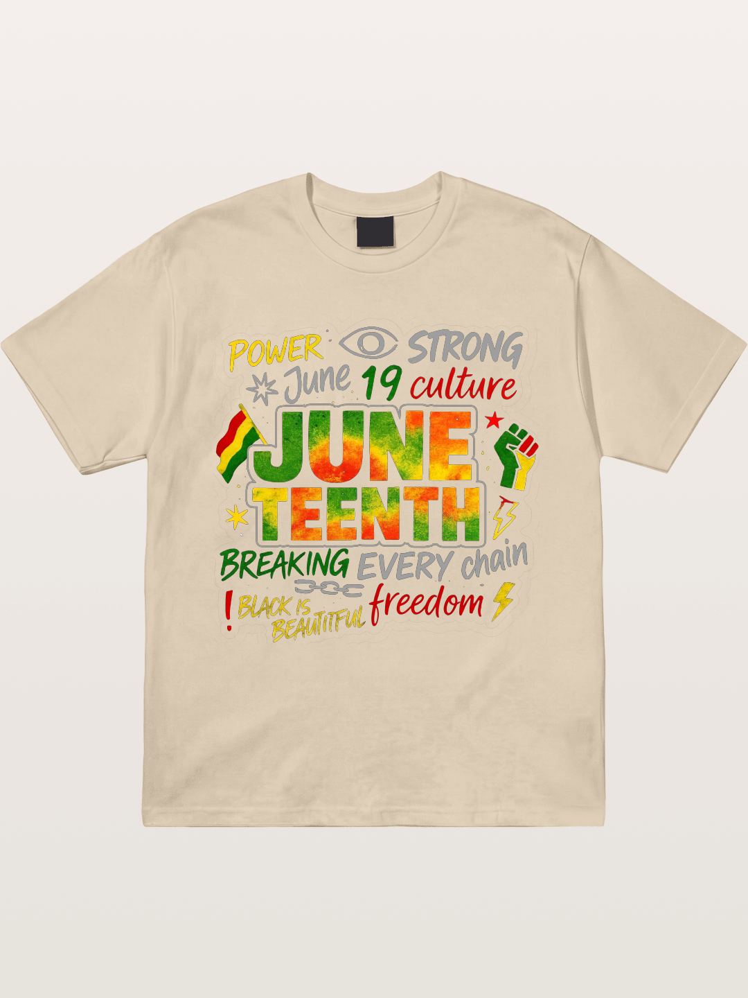 Juneteenth Breaking Every Chain Gildan T-shirt