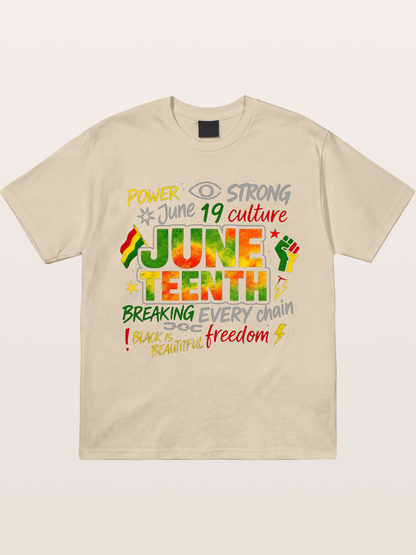 Juneteenth Breaking Every Chain Gildan T-shirt