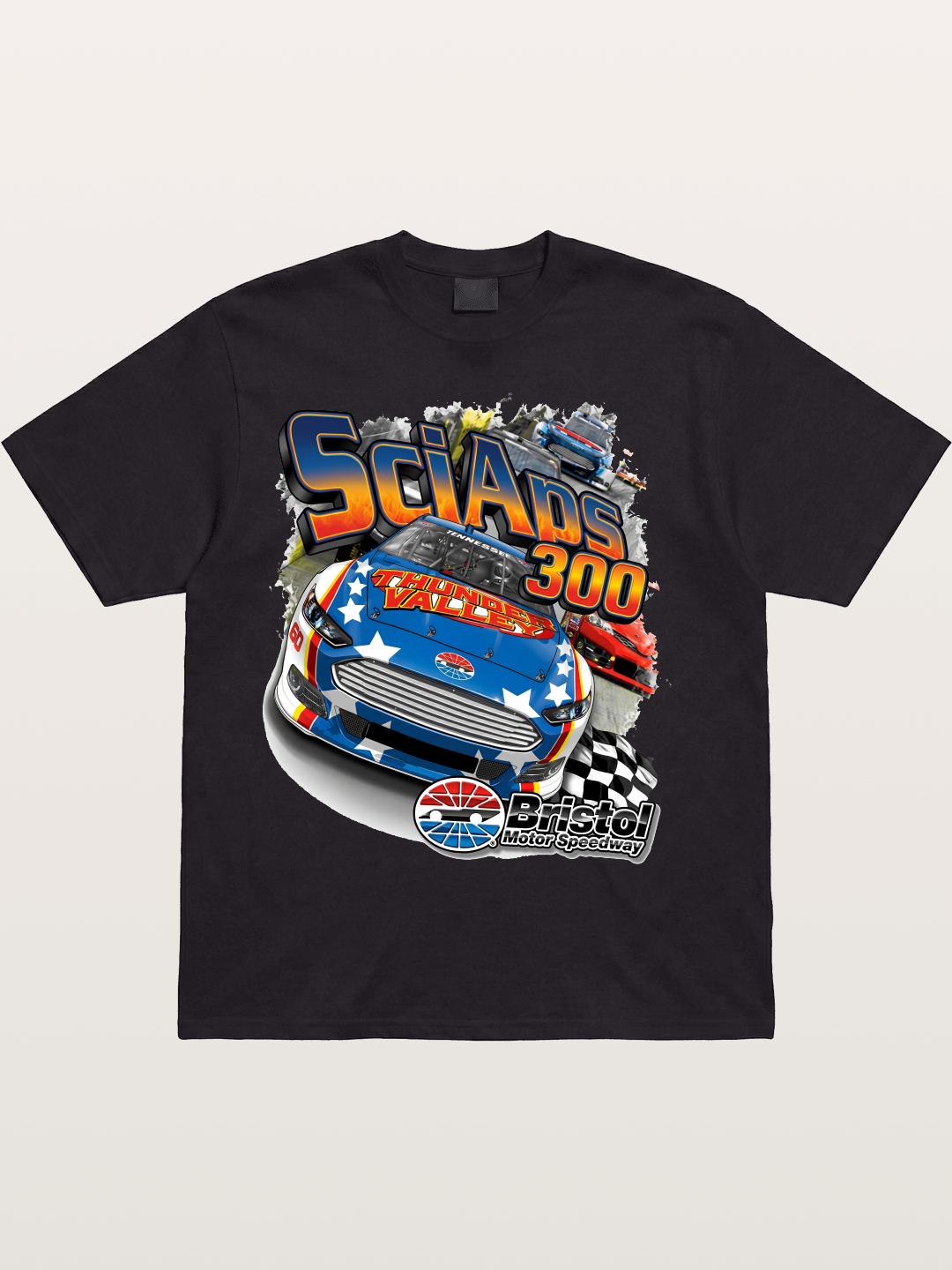 Bristol Motor Speedway Art Cotton T-shirt