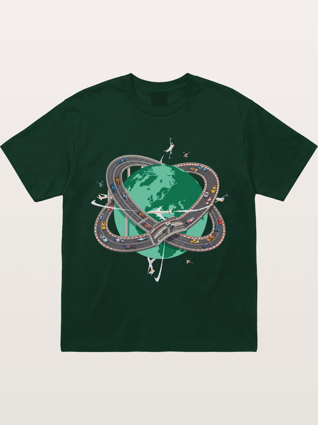 Earth Ring Road Racing Gildan T-shirt
