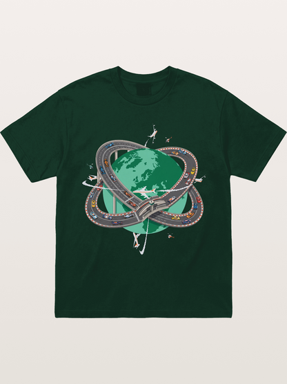 Earth Ring Road Racing Gildan T-shirt