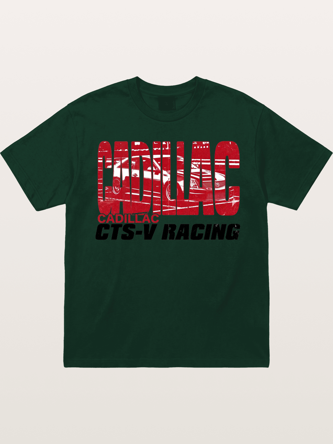 Cadillac CTS-V Racing Typography Gildan T-shirt