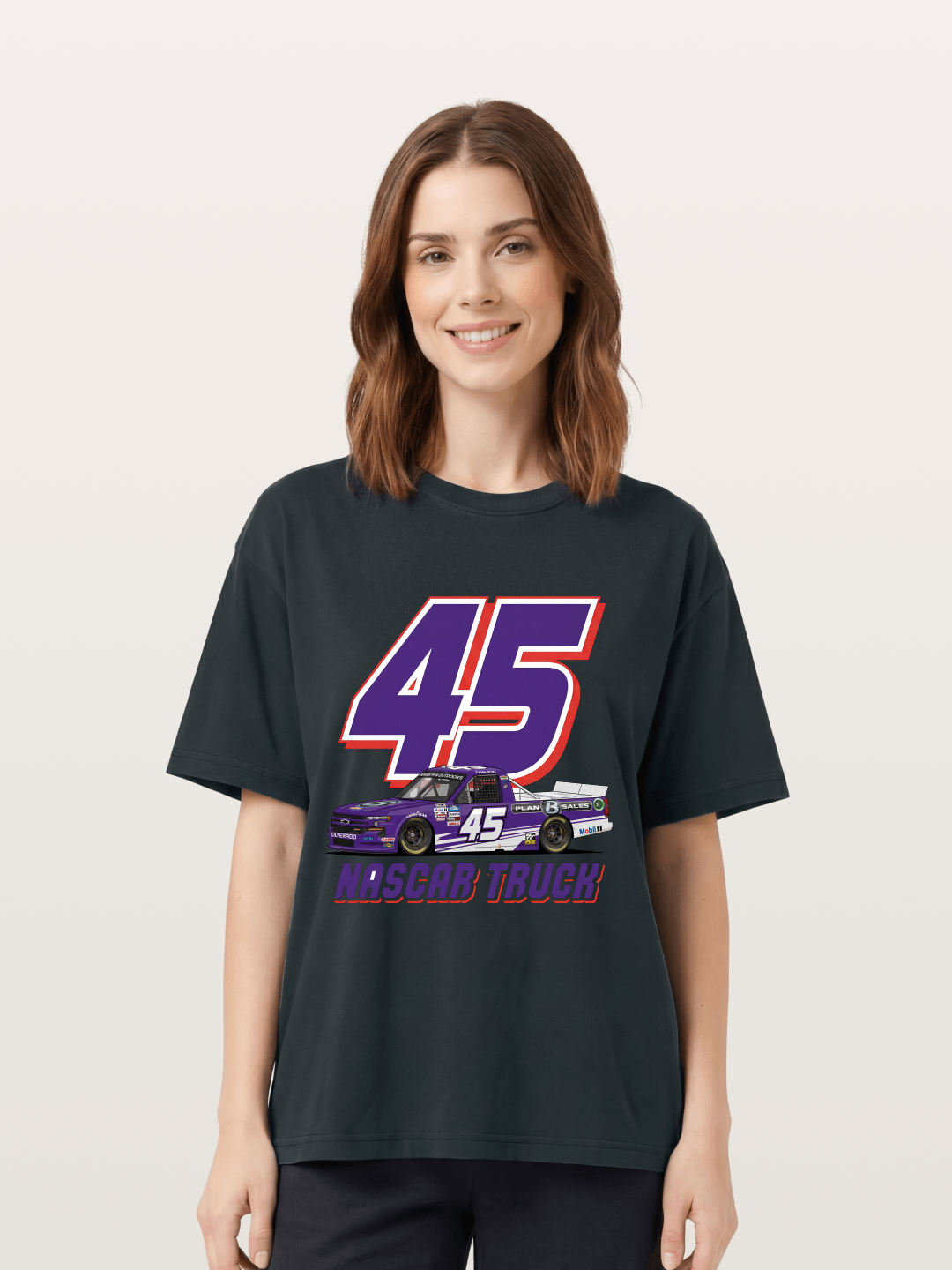 Purple 45 Racer Gildan T-shirt