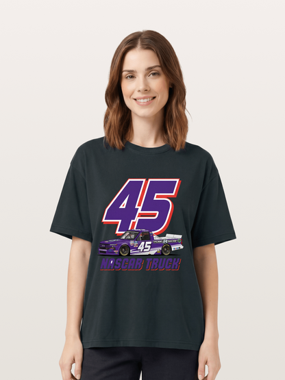 Purple 45 Racer Gildan T-shirt