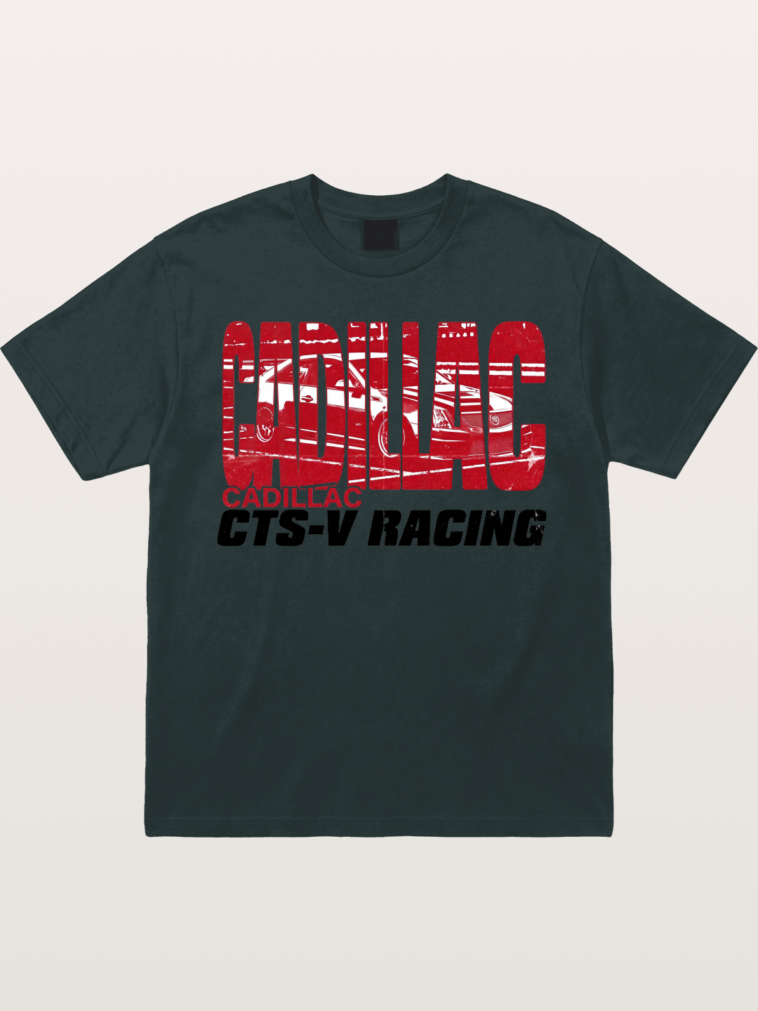Cadillac CTS-V Racing Typography Gildan T-shirt