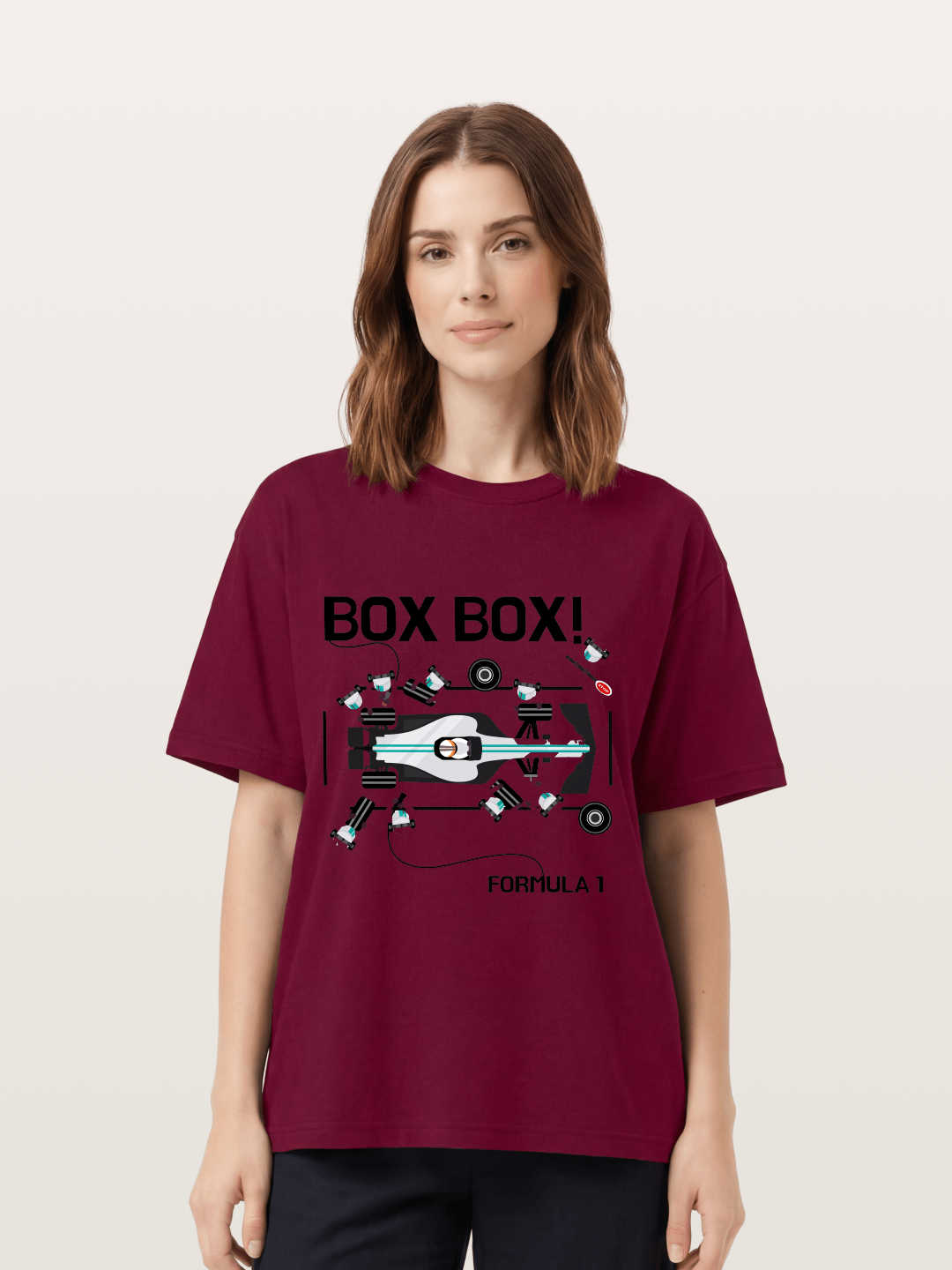 F1 Box Box Pit Stop Graphic Gildan T-shirt