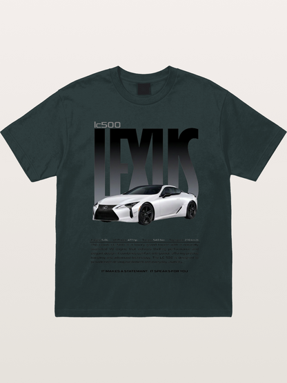Lexus LC500 Magazine Style Poster Gildan T-shirt