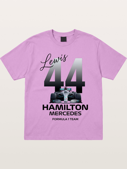 Lewis Hamilton Mercedes 44 Design Gildan T-shirt