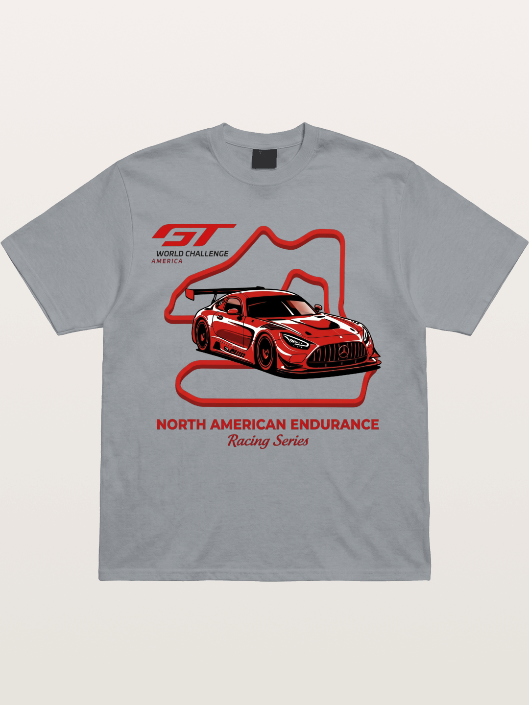Mercedes AMG GT Race Track Art Gildan T-shirt