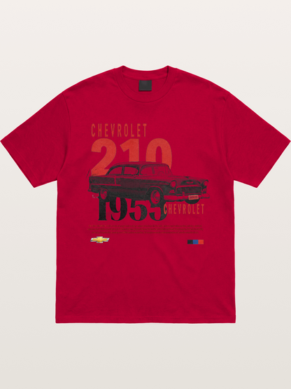 1955 Chevrolet 210 Retro Poster Gildan T-shirt