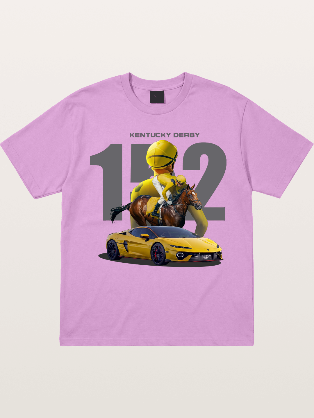 Derby Horse & Lambo Art Gildan T-shirt
