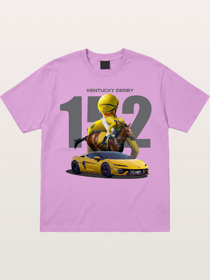 Derby Horse & Lambo Art Gildan T-shirt