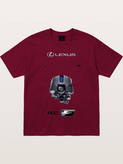 RC F Engine Outline Poster Gildan T-shirt