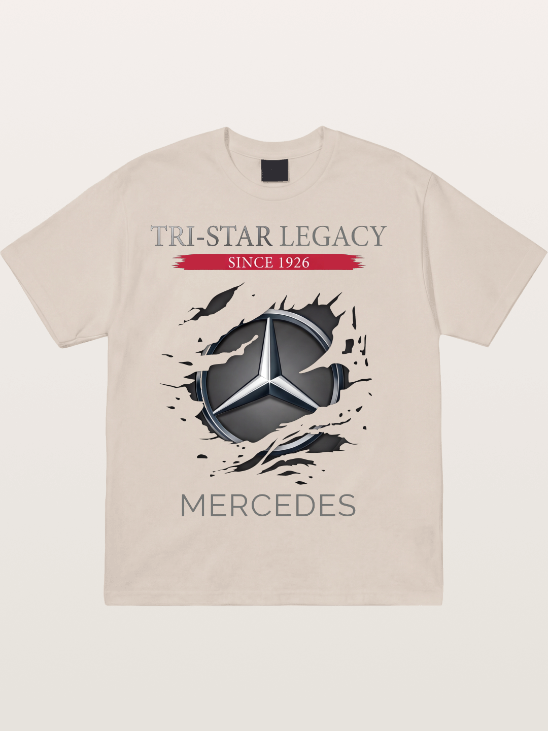 Mercedes 1926 Tear Logo Cotton T-shirt