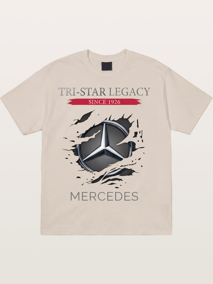 Mercedes 1926 Tear Logo Cotton T-shirt