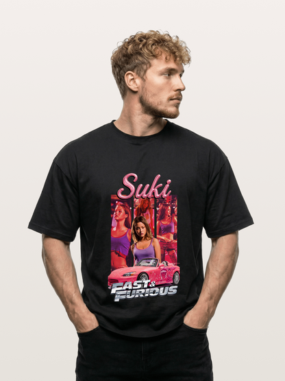 Fast & Furious Pink Crew Gildan T-shirt