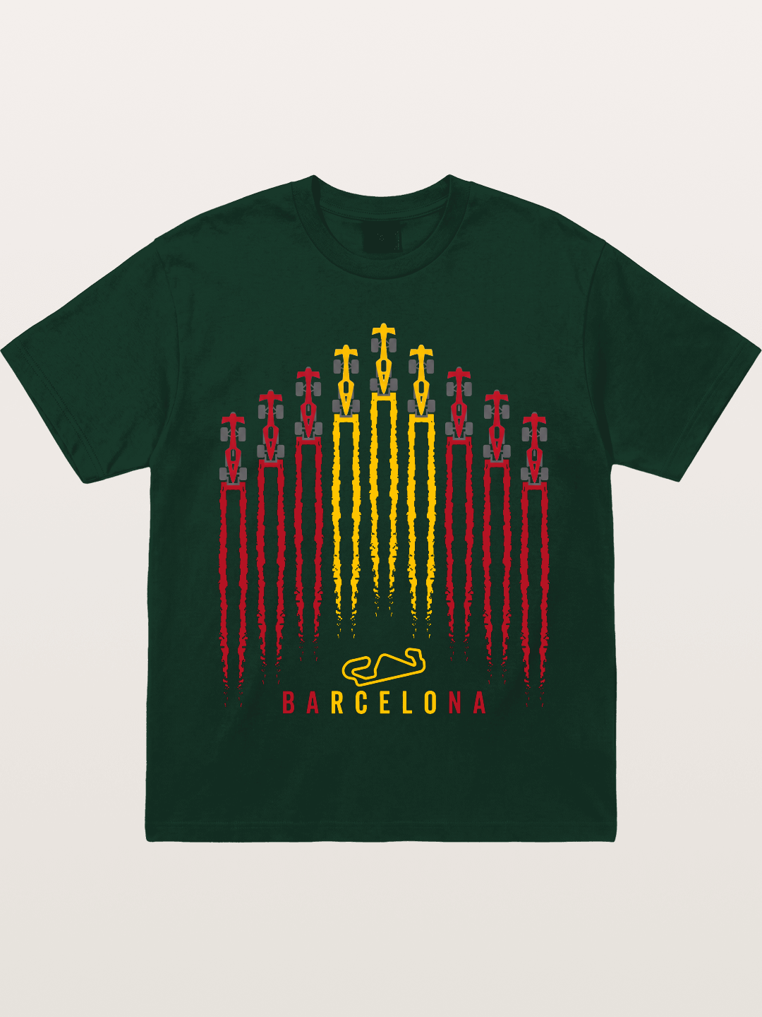 Barcelona GP Racing Column Streaks Gildan T-shirt