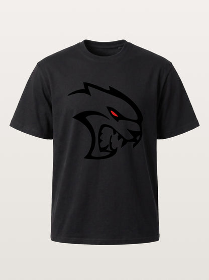 Hellcat Devil Face Silhouette Gildan T-shirt