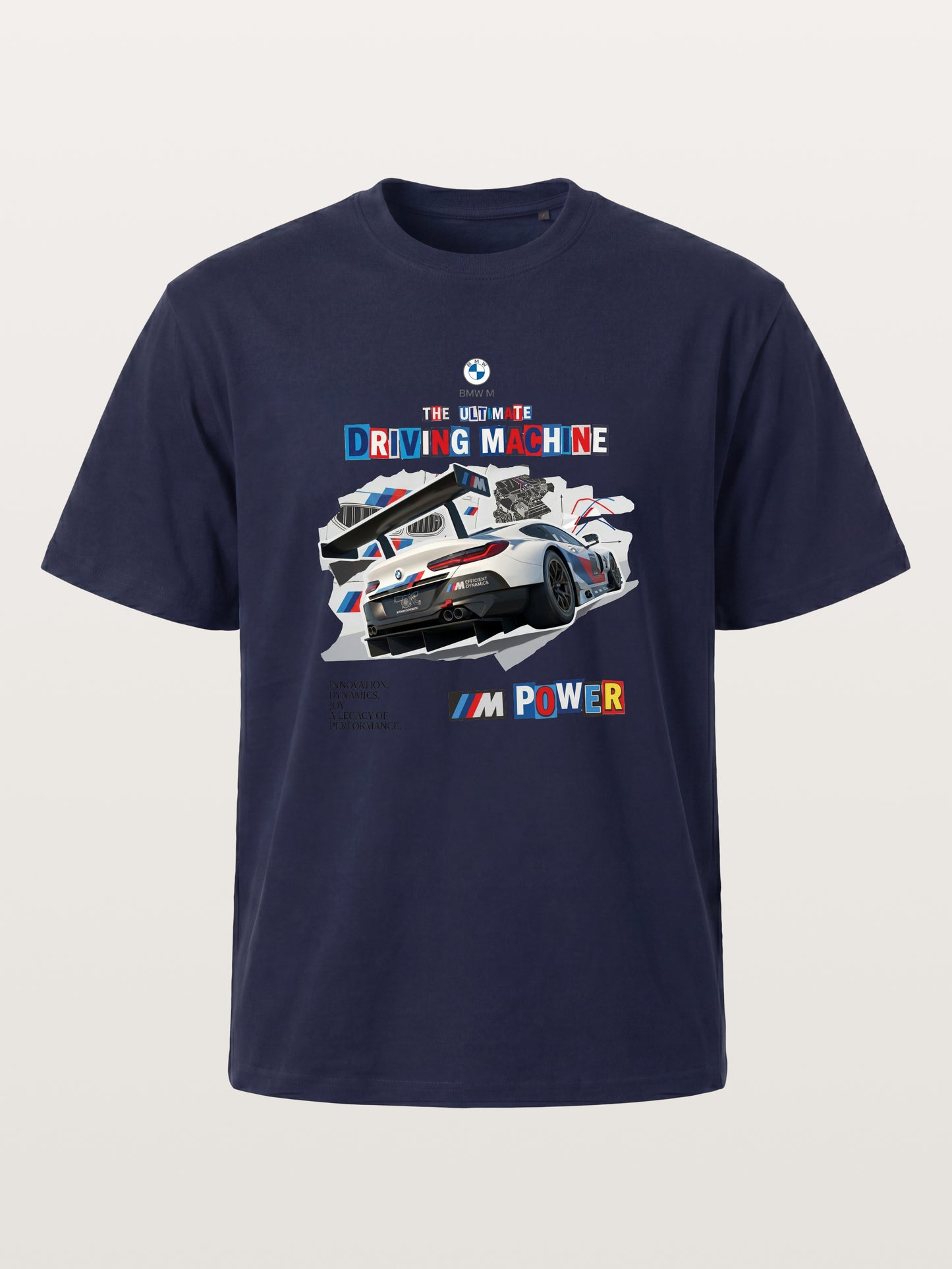 BMW M Power Race Car Art Gildan T-shirt