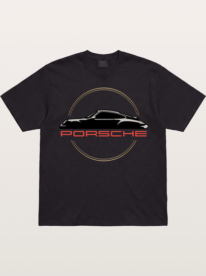Porsche Silhouette Logo Art Gildan T-shirt
