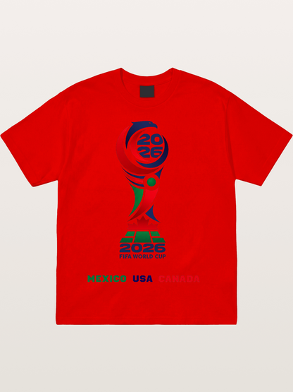 2026 World Cup Logo Art Cotton T-shirt