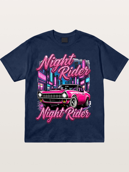 Night Rider Cotton T-shirt