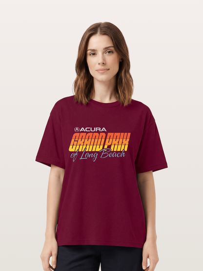 Sunset Grand Prix Typography Gildan T-shirt