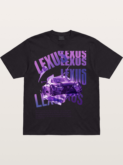 Purple RC F GT3 Shatter Art Cotton T-shirt