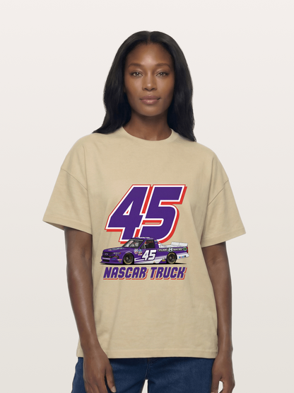 Purple 45 Racer Gildan T-shirt