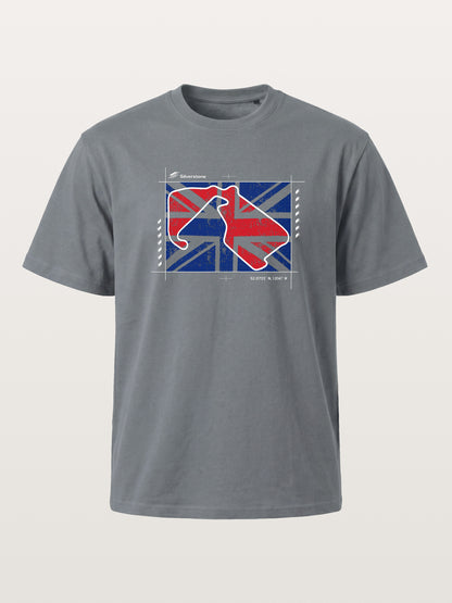 Vintage Union Jack F1 British Theme Cotton T-shirt