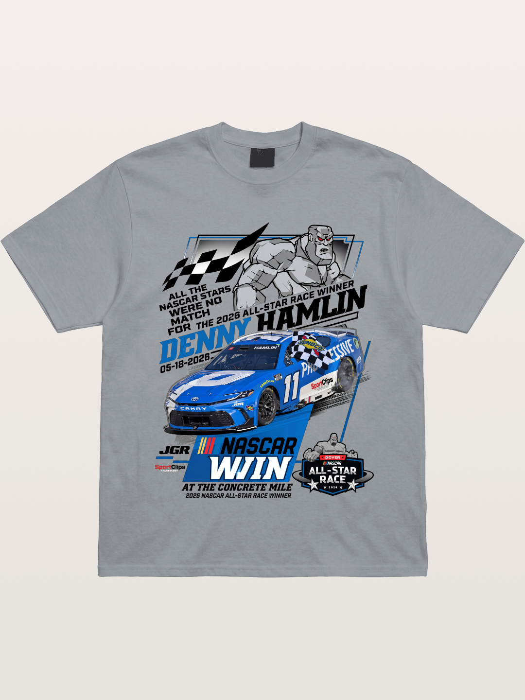 Denny Hamlin #11 2026 All-Star Win Gildan T-shirt