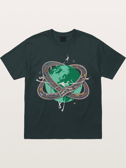 Earth Ring Road Racing Gildan T-shirt