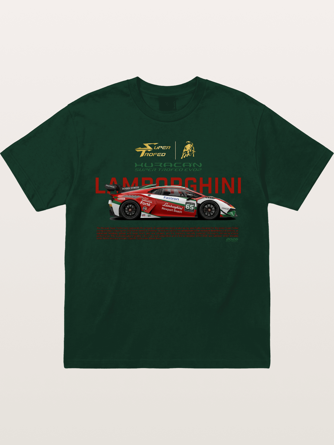 Lamborghini Huracan EVO2 Race Livery Gildan T-shirt